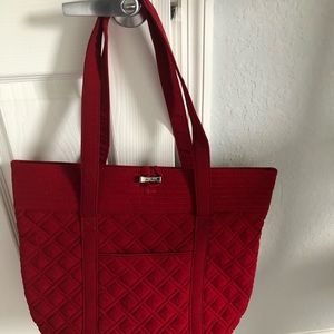 Vera Bradley microfiber Red XL Vera tote